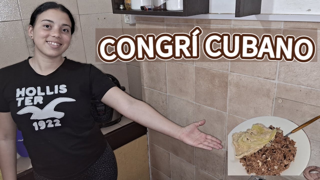 Como Hacer ARROZ CONGRI CUBANO 🇨🇺 / Receta FÁCIL 😱 / Cocinando con Evelin 🍽