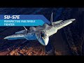 Su-57E perspective multirole fighter / Перспективный многофункциональный истребитель Су-57Э