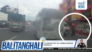 Information Rider, sugatan matapos sumalpok sa ambulansiya ang sinasakyang motorsiklo | Balitanghali Guide