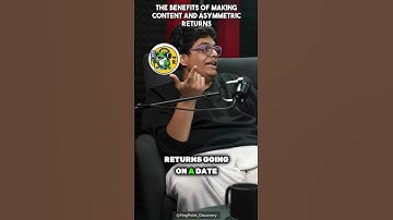 Benefits of Making Content and Asymmetric Returns | #shorts