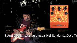 André Valle testando Hell Bender