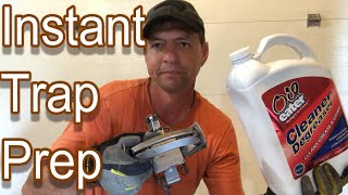Degrease and Prep Traps with Oil Eater