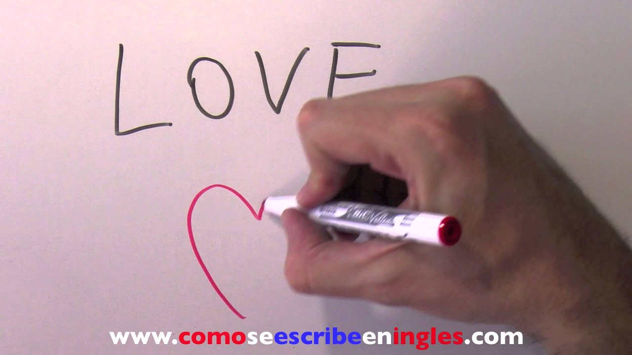 Como Se Escribe Mi Amor En Ingles