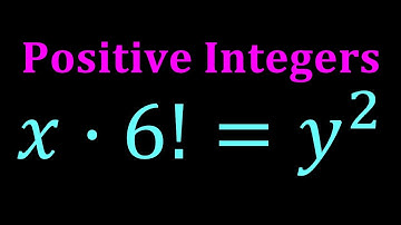 How to find the least x and y? | x*(6!)=y^2 #maths