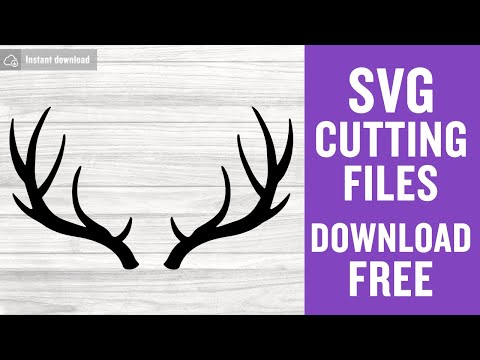 Reindeer Antlers Svg Free Cutting Files for Cricut Silhouette Free Download