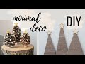 Mi decoración minimalista de NAVIDAD. Sencilla, pequeña, mínima y de bajo costo. - DIY