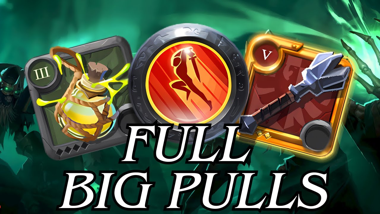 Albion Online HCE Preaching to the Dead 18 Big Pulls - Tank POV + Chest.