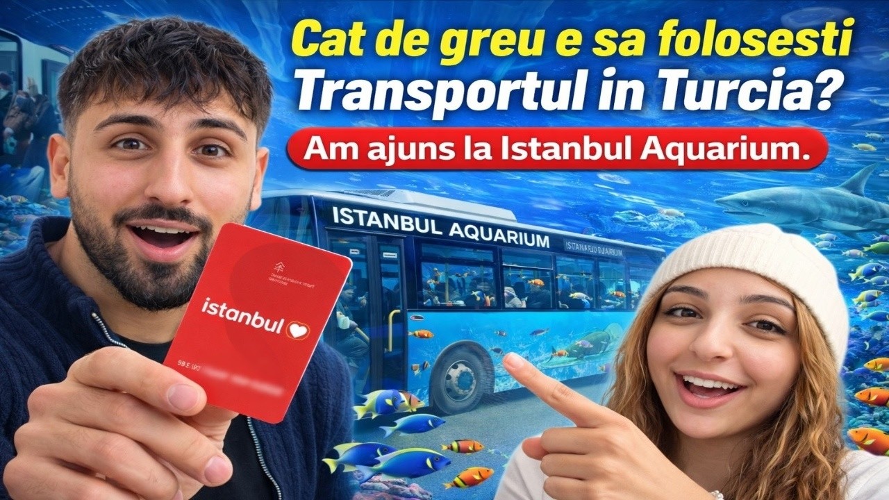 Ne-am RATACIT cu transportul în Turcia?!?… dar am ajuns la Istanbul Aquarium!