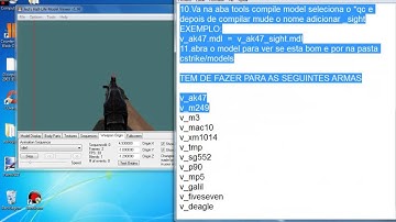 Como por Ironsight no cs 1.6 (Tutorial como criar)