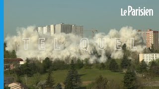 Spectaculaire démolition d’une barre HLM des Minguettes, près de Lyon