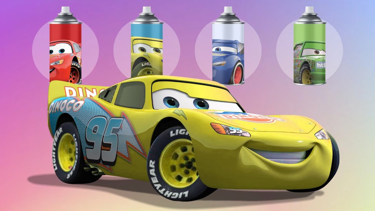 CORRECTLY GUESS THE COLOR OFF THE CAR YELLOW LIGHTNING MCQUEEN⚡Tebak ...