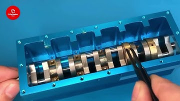 Building a HIGH Revving 4 Cylinder Mini Engine - 4 Stroke Engine Build || Life Hacks Box