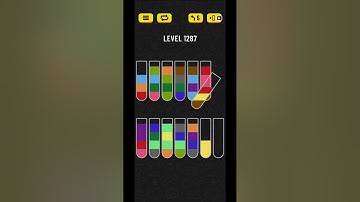 Water sort puzzle level 1287