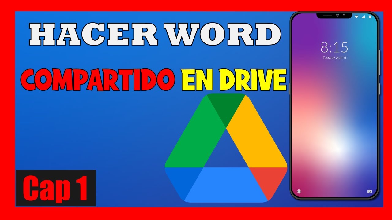 COMO HACER Un WORD COMPARTIDO En DRIVE YouTube