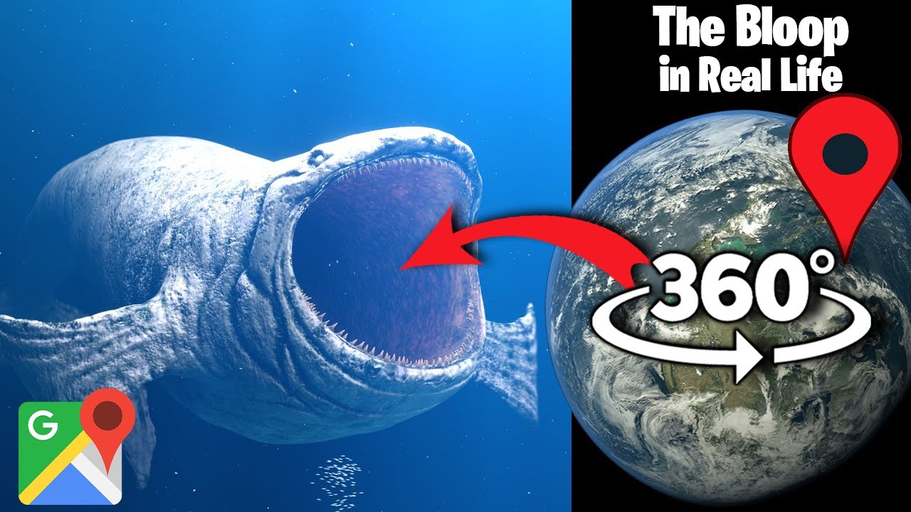 360° VR I Found Scary The Bloop ! on Google Maps and Google Earth - YouTube