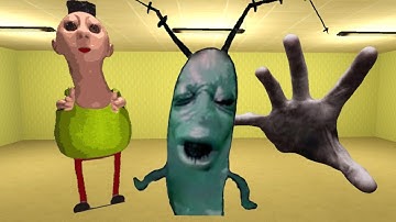 Plankton Aughh, Scary Hand And Hamood Habibi Nextbot Gmod