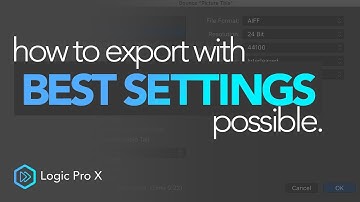 How To Export With The Best Settings | Logic Pro X