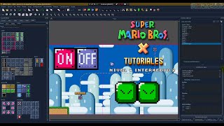 SMBX2 Tutorial Intermedio y Experimento - Hacer bloques ON y OFF, Como usar los bloques serpientes