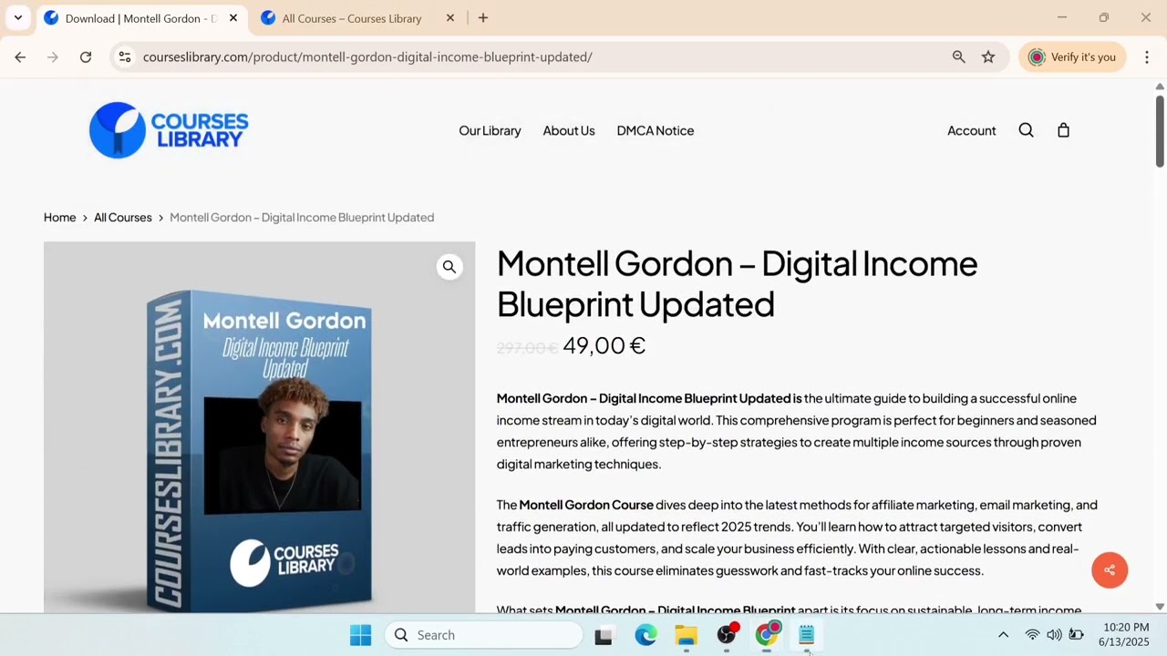 Montell Gordon Course Digital Income Blueprint Updated