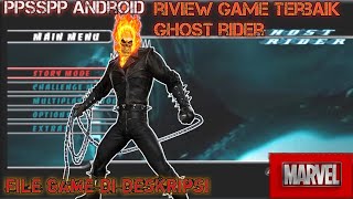 Ghost rider game ppsspp android |riview game terbaik sepanjang masa | dan cara setting psp screenshot 1