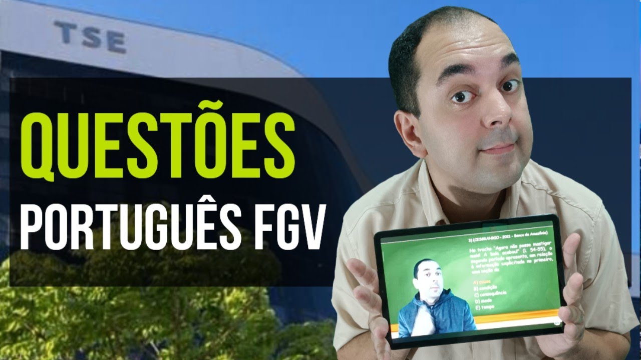 Questões de Português da Banca FGV para o Concurso CNU 2025! #CNU #CNU2025 #INSS