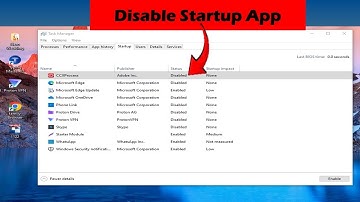 How to Disable Startup Apps on Laptop | Enable Fast Boot in Windows 10/11
