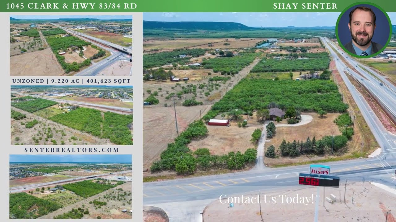 🚀 9.22 Acres of Commercial Land | Hwy 83-84 Frontage in Abilene, TX