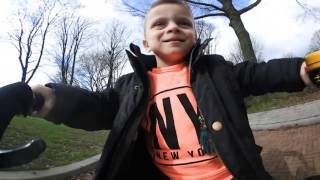 Jayden 360 graden op de fiets! (TEST-BONUSVIDEO)