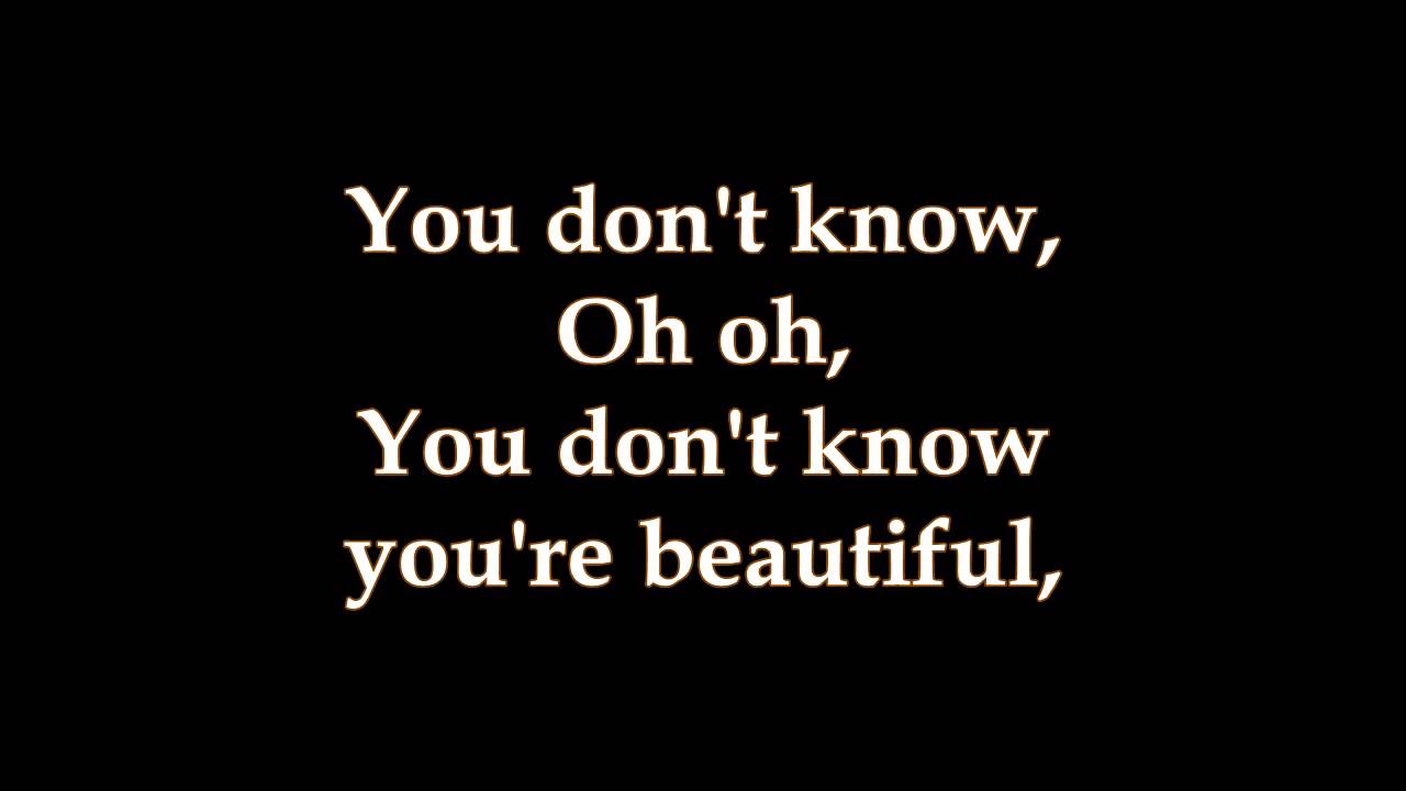 What makes you beautiful текст