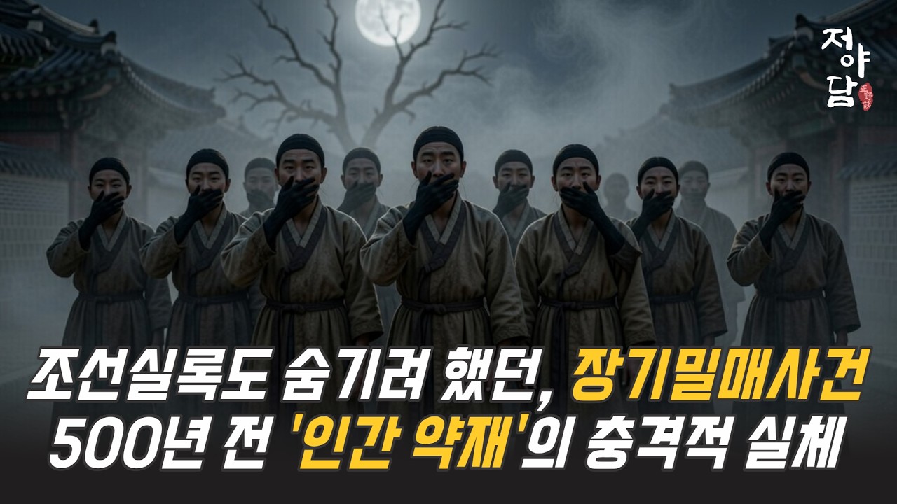 조선실록도 숨기려했던 장기밀매사건 : 인간약재의 충격적 실체 #조선시대,#조선왕조실록,#장기밀매,#역사미스터리,#성종,#인간사냥,#괴담,#역사사건사고,#인신매매,#미스터리사건