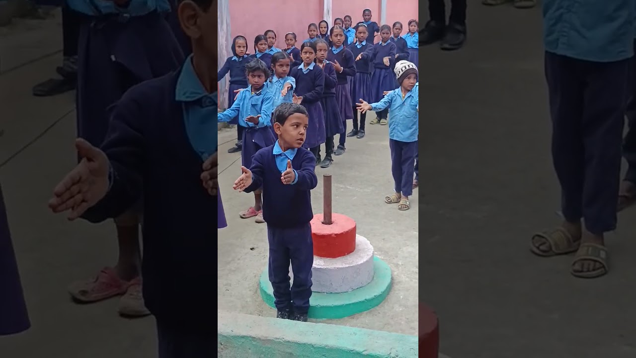 Nanhe nanhe kadmo se school Jana, Vidyalay chalo abhiyan geet ♥️