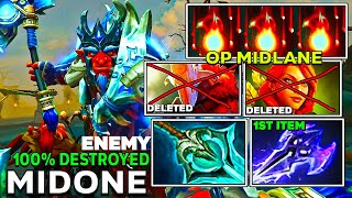 MIDONE Troll Warlord 100% Destroyed Enemy's Midlane with 1st Item Mage Slayer - Dota 2