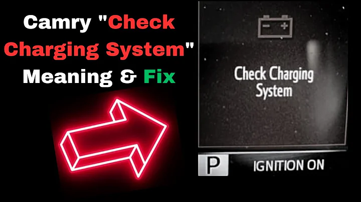 Toyota Camry "Check Charging System" Diagnosis & Fix