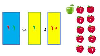 العدد 11....تعليم الأعداد العربية من 11 حتى 20....رياض أطفال...الصف الأول