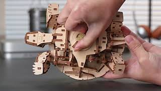 Ugeargeek 3D Mechanical Wooden Turtle Puzzle screenshot 5