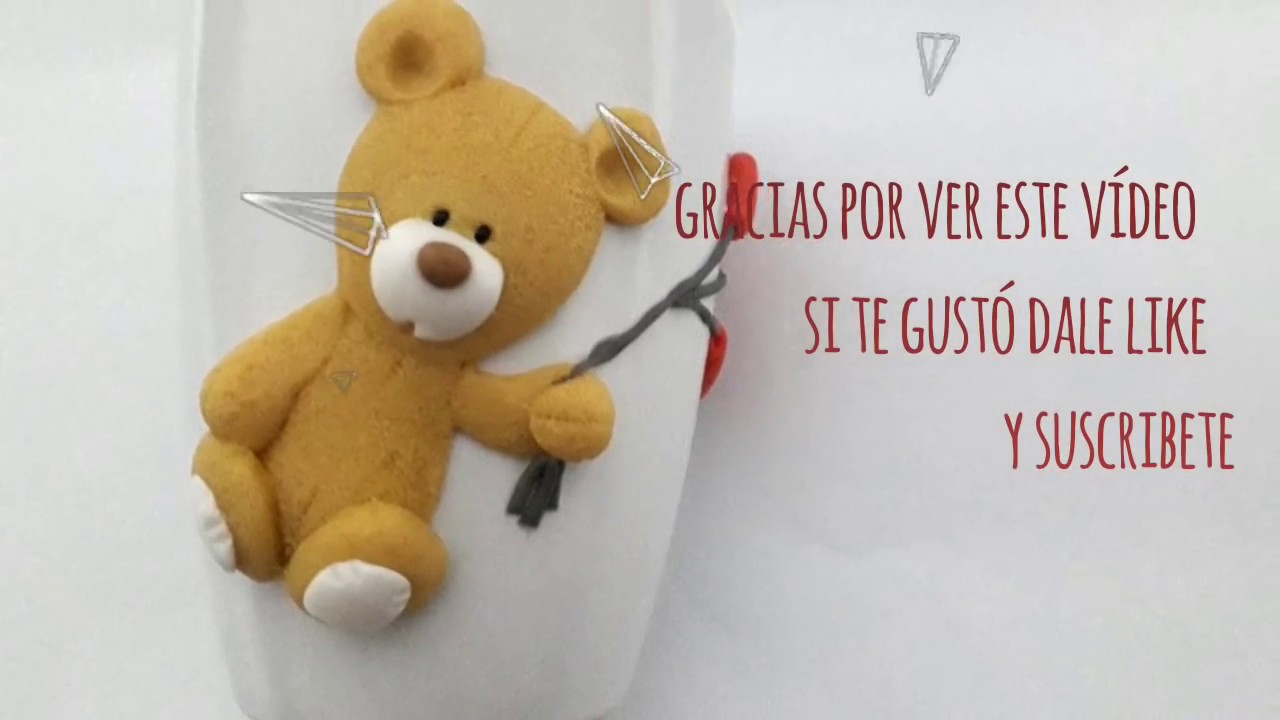 Cómo decorar una taza|Osito en porcelana fría, porcelanicron o biscuit|Un regalo perfecto