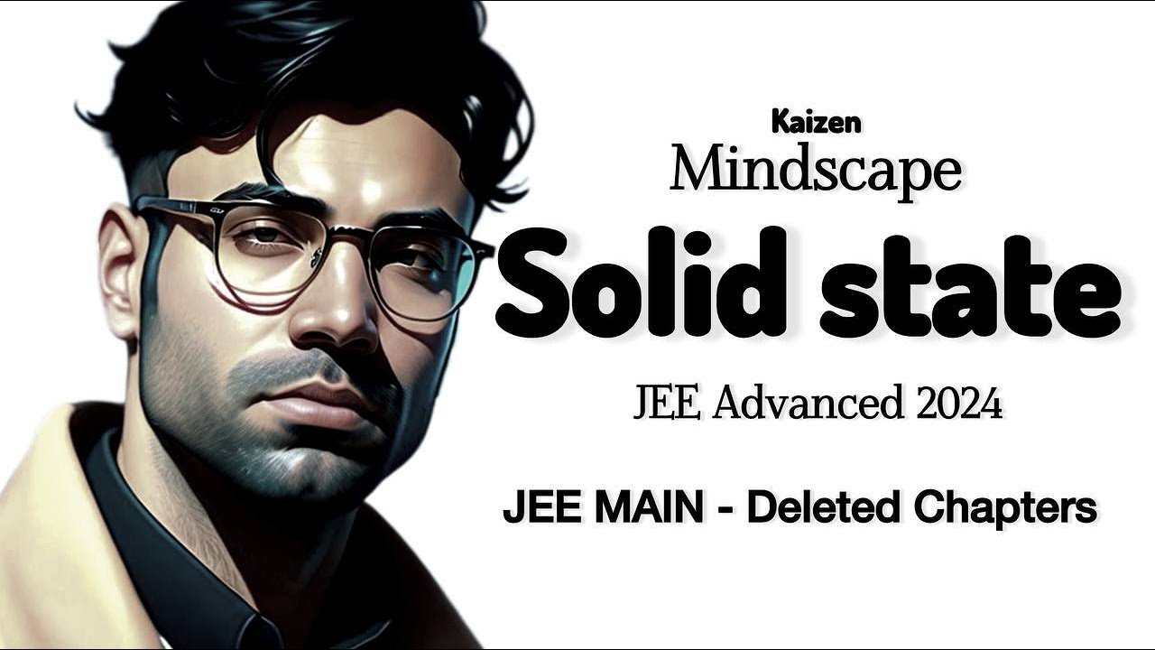 JEE Advanced 2024 Solid State Revision Mindscape Mohit Ryan Sir