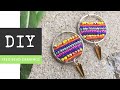 How To Make Circle Of Life Earrings with Seed Beads and Wire