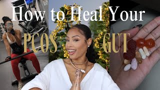 Heal Your PCOS Gut! (How I Keep My Tummy Flat + What Supplements & Foods are Best from an OBGYN!)