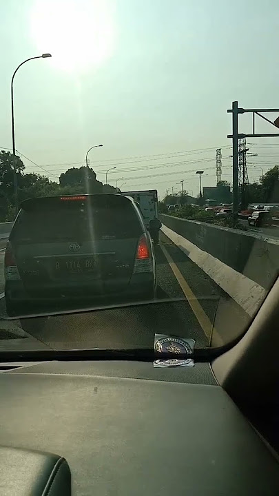 pulang antar boss kena macet di jalan tol#shortsvideo#