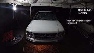 Sports Performance 1998 Subaru Forester Alternator/PS Belt Replacement