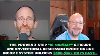 The Proven 3-STEP &quot;10 MIN/DAY&quot; 6-FIGURE System that Makes Sean $500-55K+ Per Day