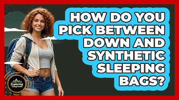 How Do You Pick Between Down And Synthetic Sleeping Bags? - Exploring Campgrounds