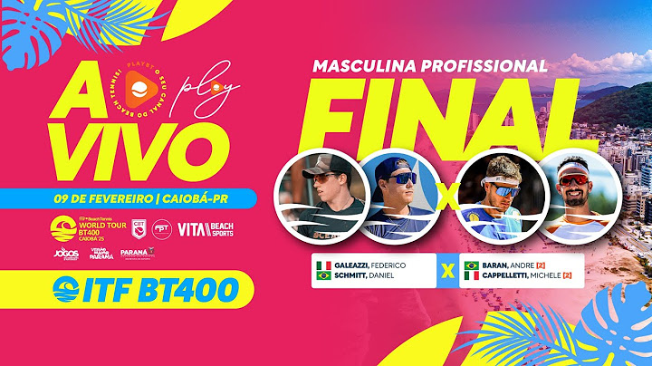 FINAL: ANDRÉ BARAN/ MICHELE CAPPELLETTI X DANIEL SCHMITT/ FEDERICO GALEAZZI - ITF BT400 CAIOBÁ (PR)