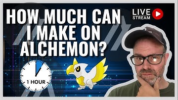 I played Algorand game Alchemon for one hour and this is how much I made