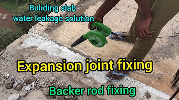 Expansion joint fixing | building slab water leakage solution |Expansionjointfixing waterproofing