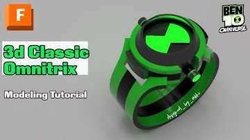 Ben 10 Omnitrix 3d Designing | Fusion 360 |