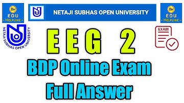 EEG 2 Full Answer 🔥