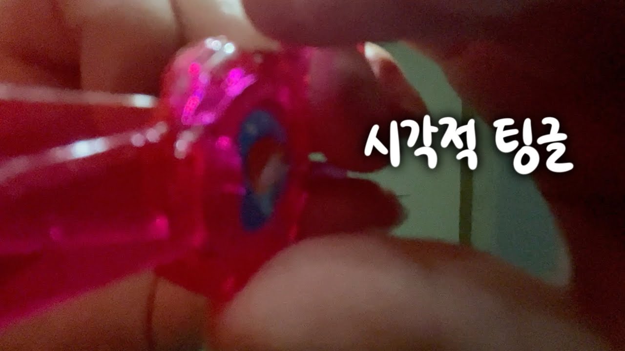 ASMR 진짜가 나타났다 (카메라 터칭, 시각적 팅글, visual triggers)