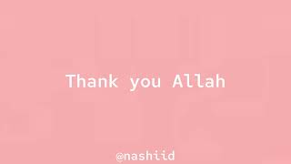 Download Lagu Thank you Allah || sped up MP3